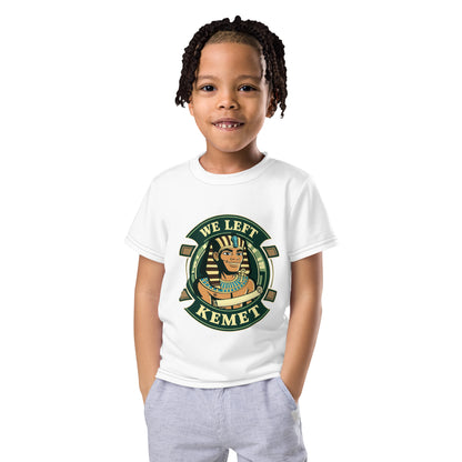 WE LEFT KEMET - Kids Crew Neck T-shirt