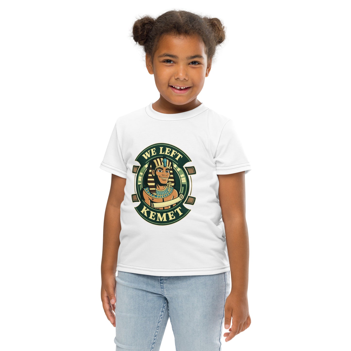 WE LEFT KEMET - Kids Crew Neck T-shirt