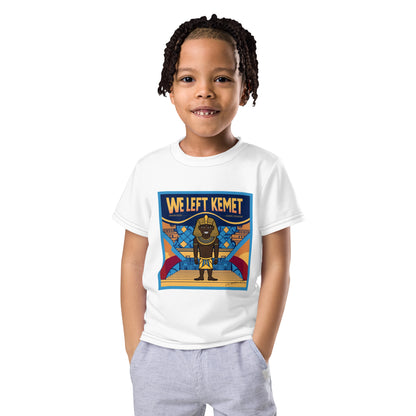 WE LEFT KEMET - Kids Crew Neck T-shirt