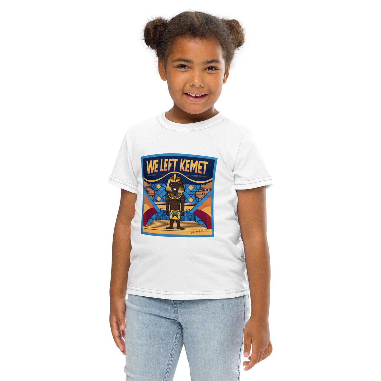 WE LEFT KEMET - Kids Crew Neck T-shirt