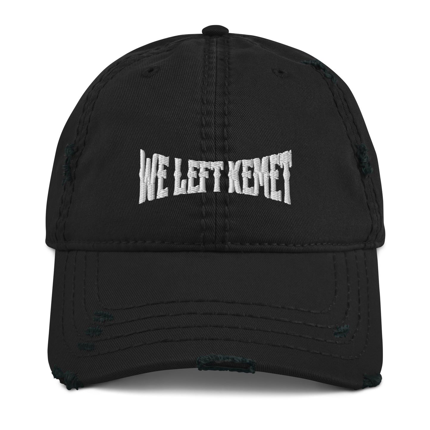 We Left Kemet - Distressed Dad Hat