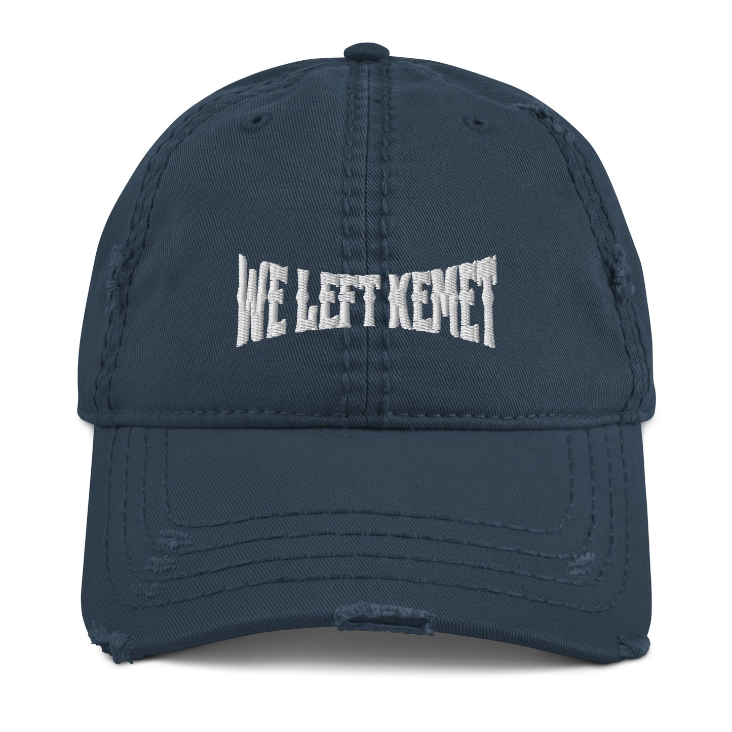 We Left Kemet - Distressed Dad Hat