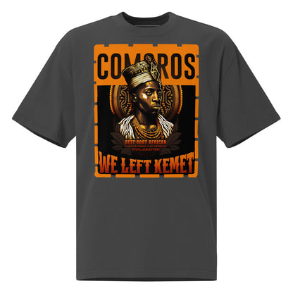 Comoros - WE LEFT KEMET - Oversized HQ T-shirt