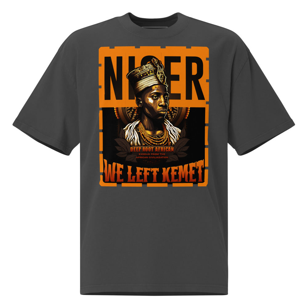 Niger - WE LEFT KEMET - Oversized HQ T-shirt