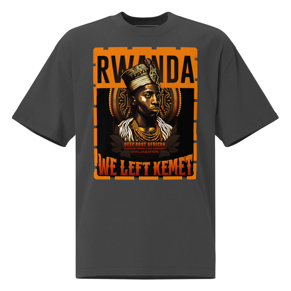 Rwanda - WE LEFT KEMET - Oversized HQ T-shirt