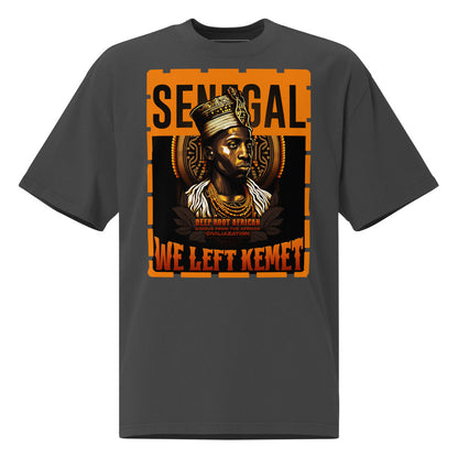 Senegal - WE LEFT KEMET - Oversized HQ T-shirt