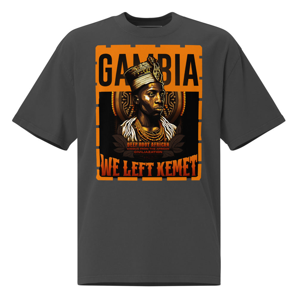 Gambia - WE LEFT KEMET - Oversized HQ T-shirt