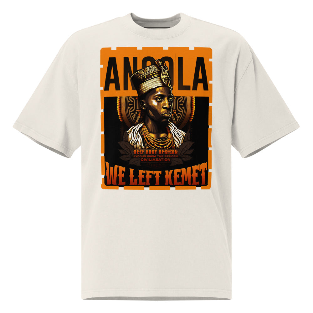 Angola - WE LEFT KEMET - Oversized HQ T-shirt