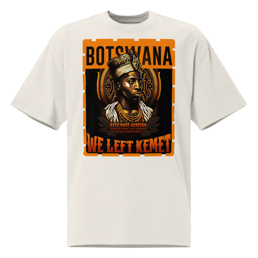 Botswana - WE LEFT KEMET - Oversized HQ T-shirt