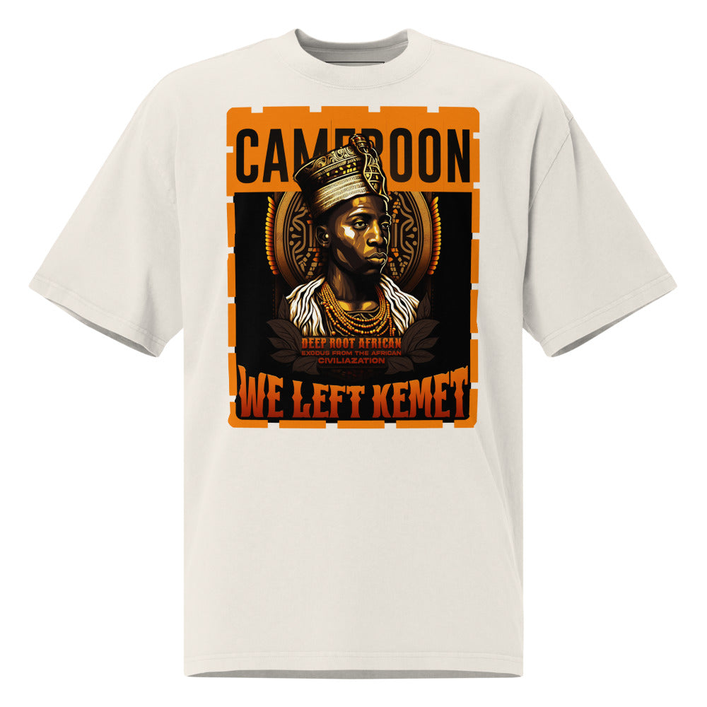 Cameroon - WE LEFT KEMET - Oversized HQ T-shirt