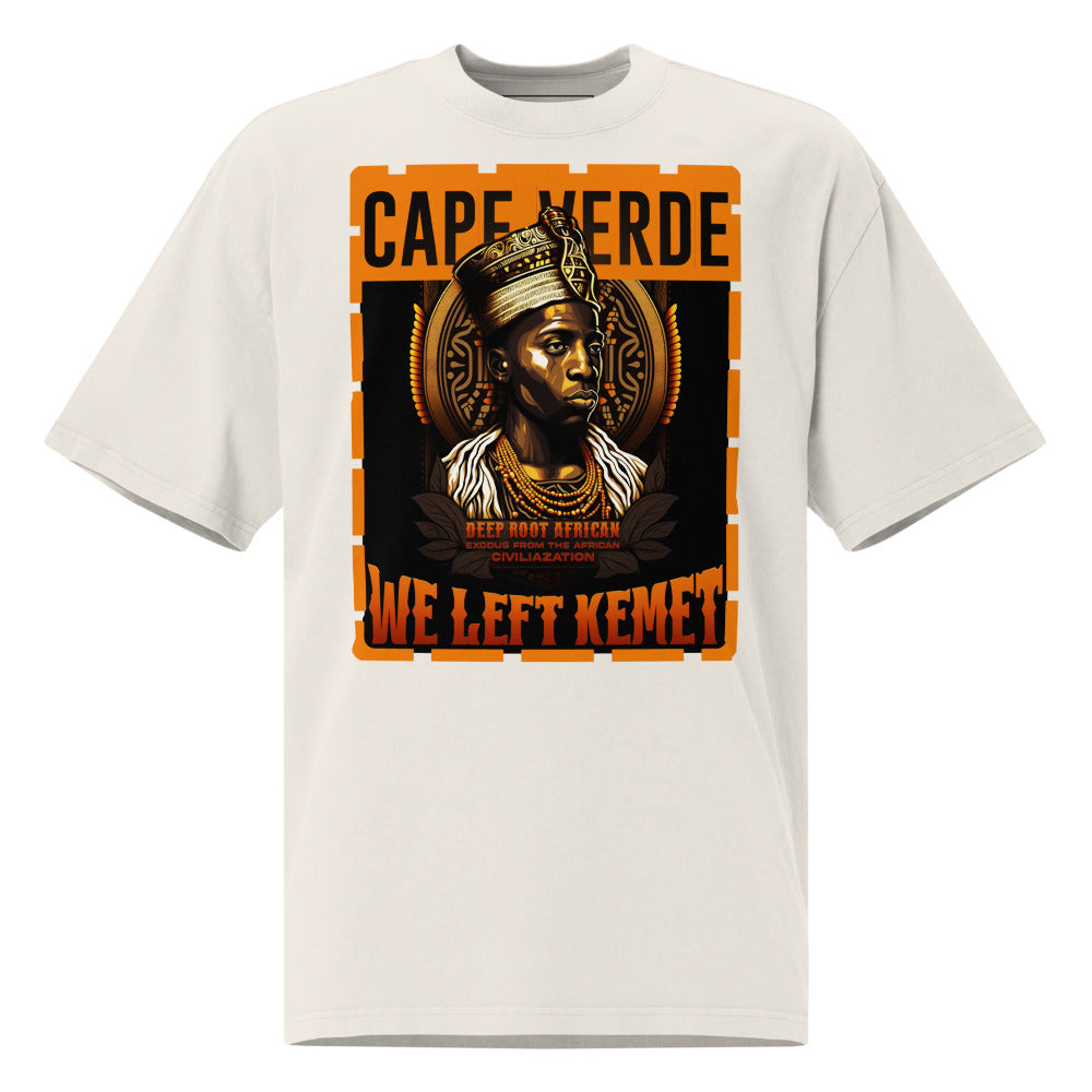 Cape Verde - WE LEFT KEMET - Oversized HQ T-shirt