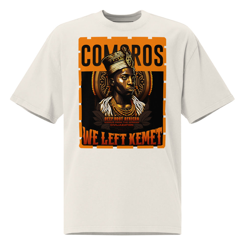 Comoros - WE LEFT KEMET - Oversized HQ T-shirt