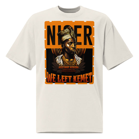 Niger - WE LEFT KEMET - Oversized HQ T-shirt