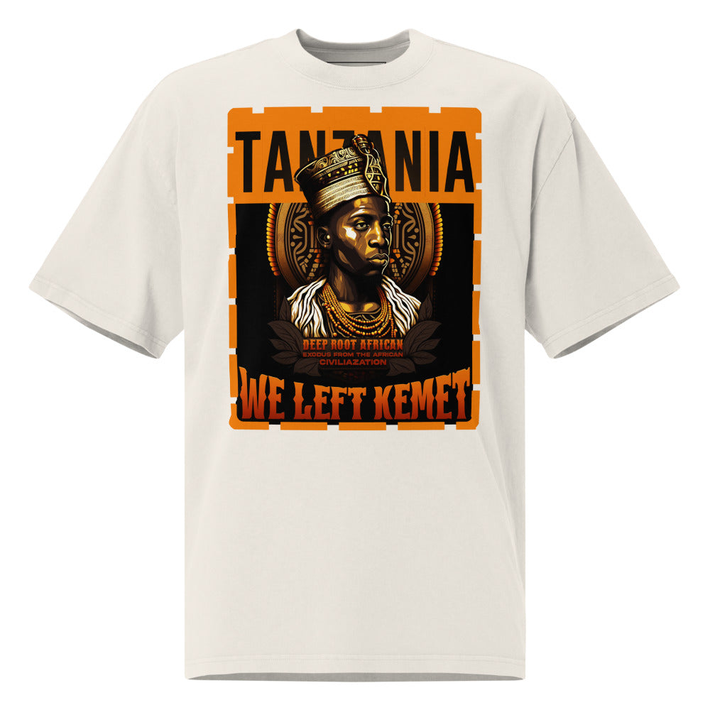 Tanzania - WE LEFT KEMET - Oversized HQ T-shirt