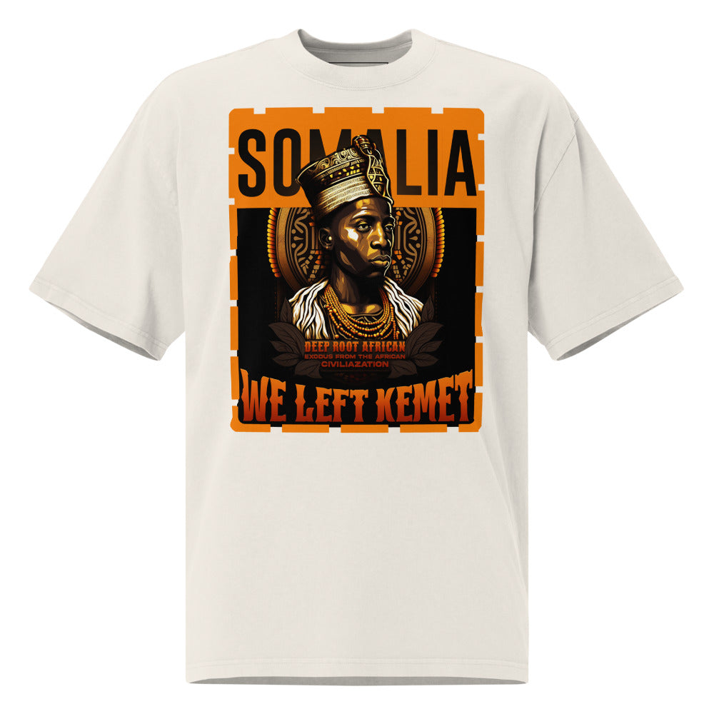 Somalia - WE LEFT KEMET - Oversized HQ T-shirt