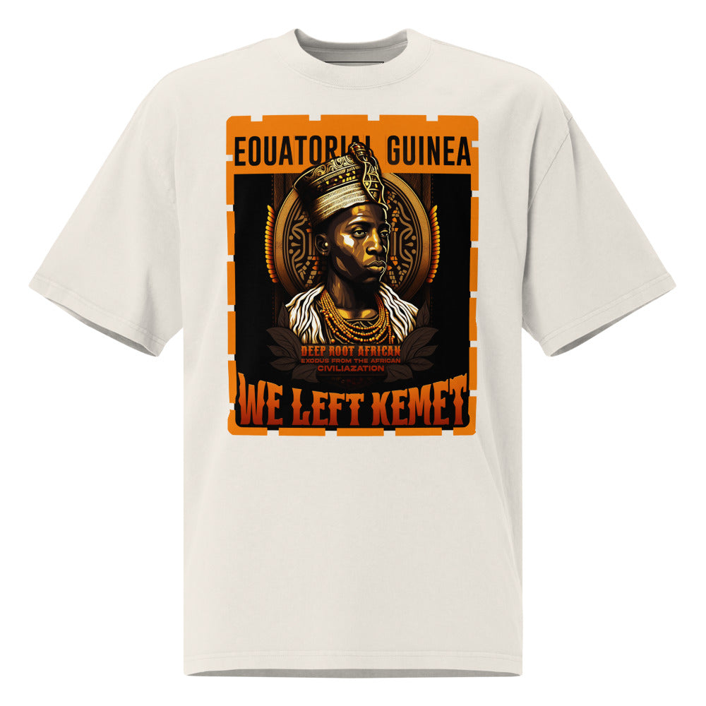 Equatorial Guinea - WE LEFT KEMET - Oversized HQ T-shirt