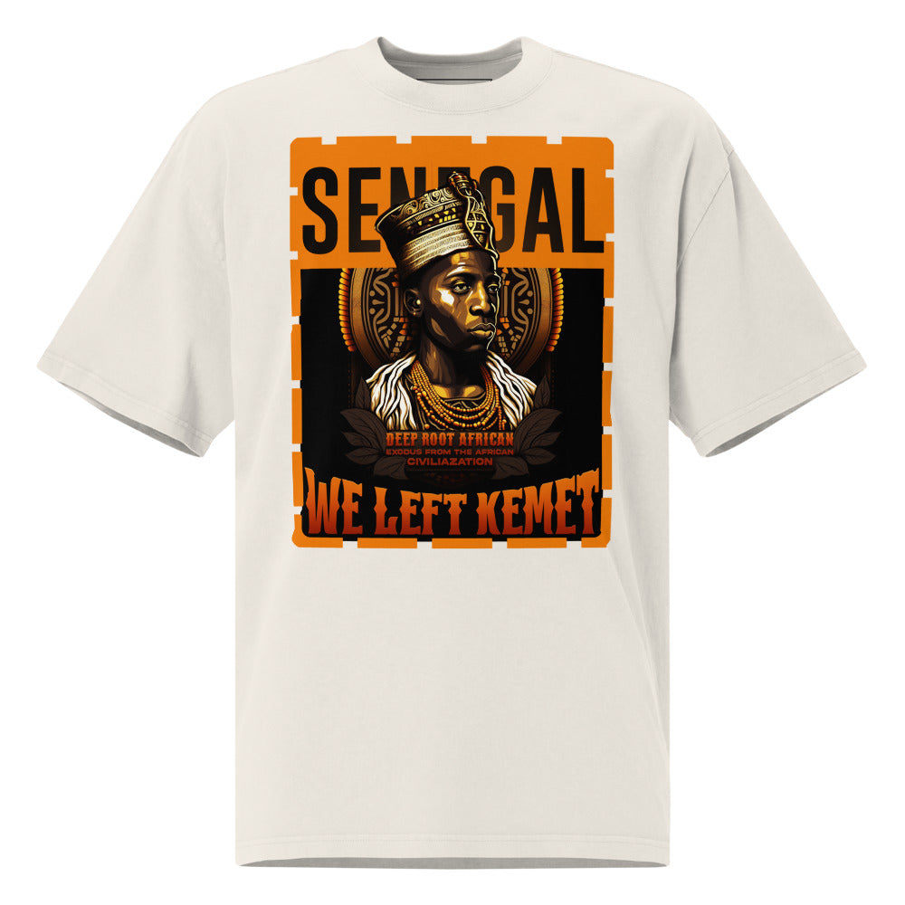 Senegal - WE LEFT KEMET - Oversized HQ T-shirt