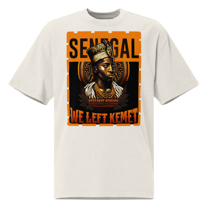 Senegal - WE LEFT KEMET - Oversized HQ T-shirt