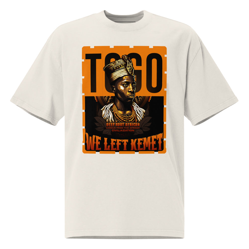 Togo - WE LEFT KEMET - Oversized HQ T-shirt