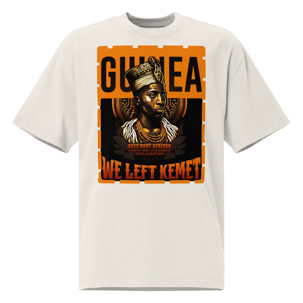 Guinea - WE LEFT KEMET - Oversized HQ T-shirt