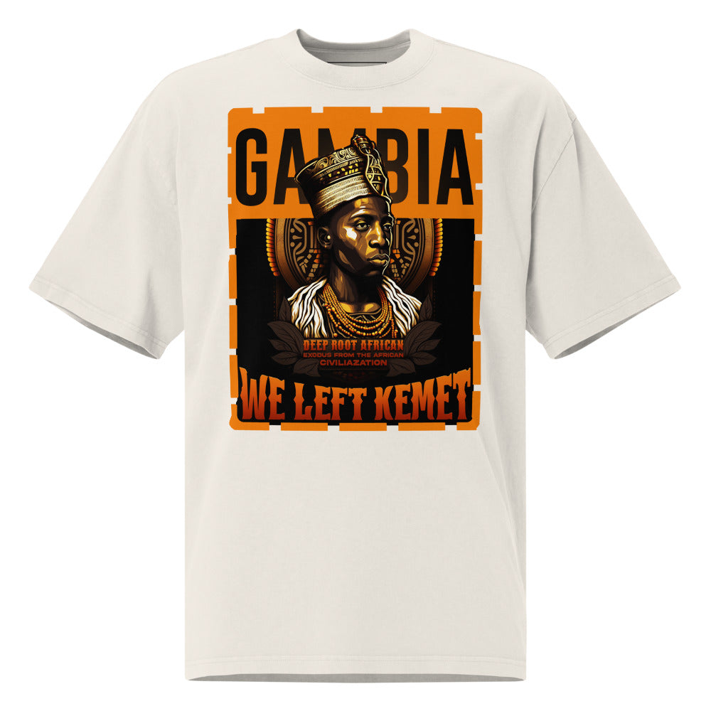 Gambia - WE LEFT KEMET - Oversized HQ T-shirt