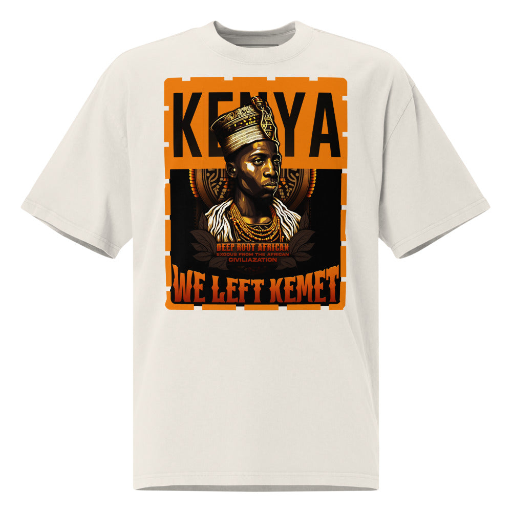 Kenya - WE LEFT KEMET - Oversized HQ T-shirt