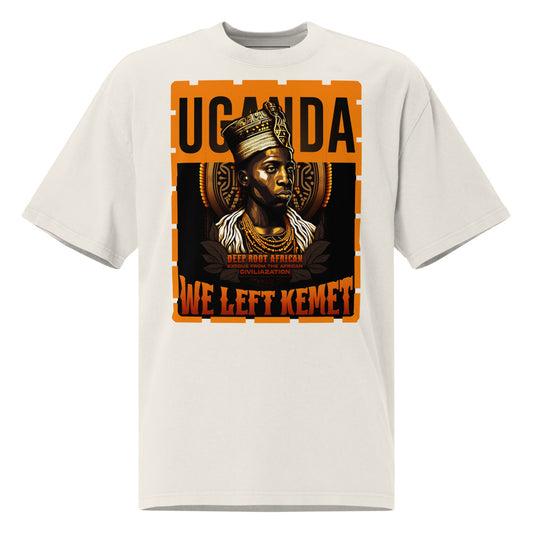 Uganda - WE LEFT KEMET - Oversized HQ T-shirt