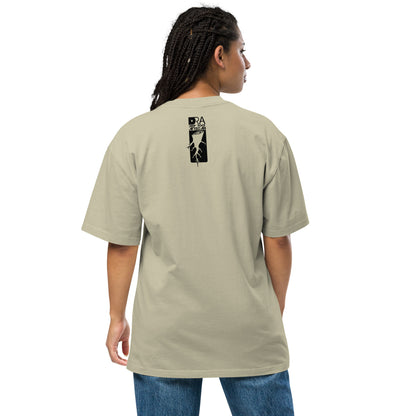 Black American - WE LEFT KEMET - Oversized HQ T-shirt