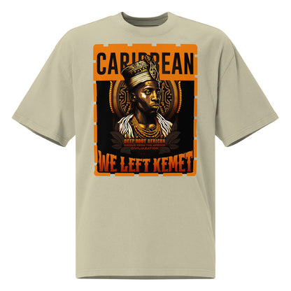 Caribbean - WE LEFT KEMET - Oversized HQ T-shirt