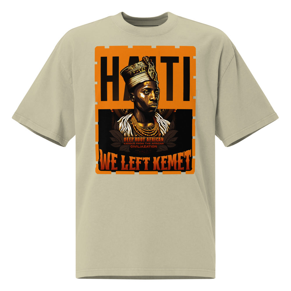 Haiti - WE LEFT KEMET - Oversized HQ T-shirt