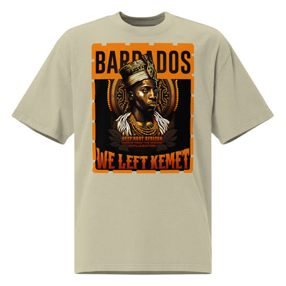 Barbados - WE LEFT KEMET - Oversized HQ T-shirt