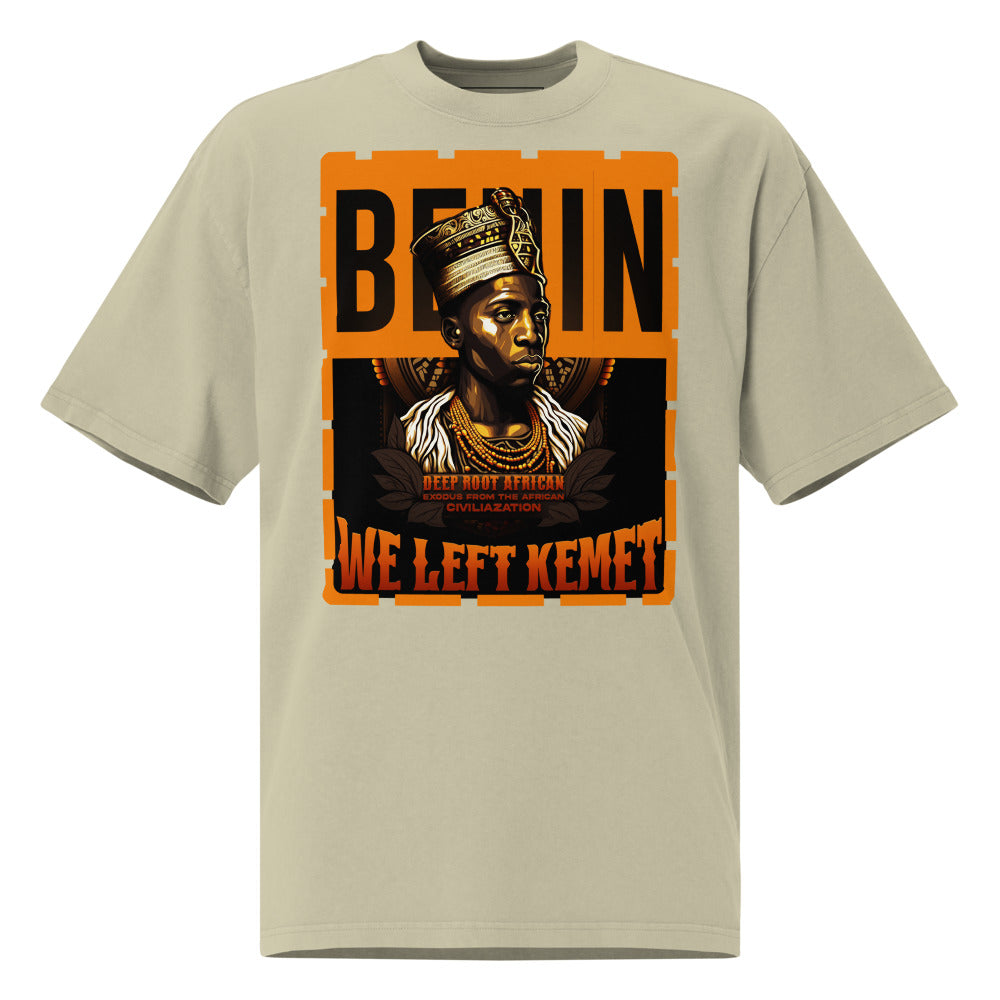 Benin - WE LEFT KEMET - Oversized HQ T-shirt