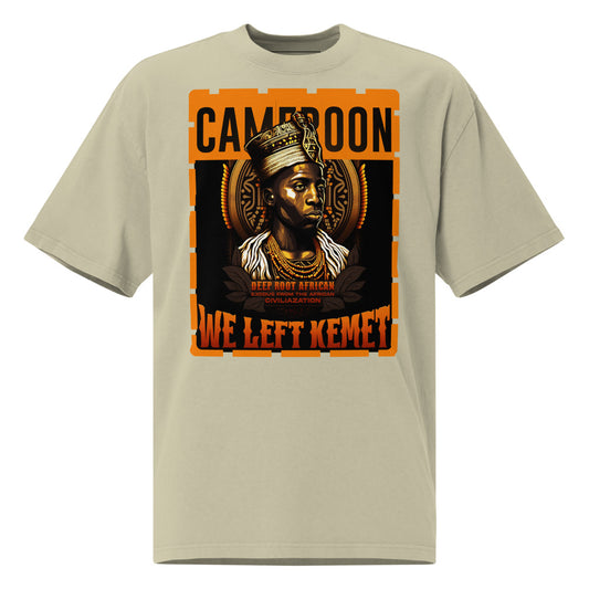 Cameroon - WE LEFT KEMET - Oversized HQ T-shirt