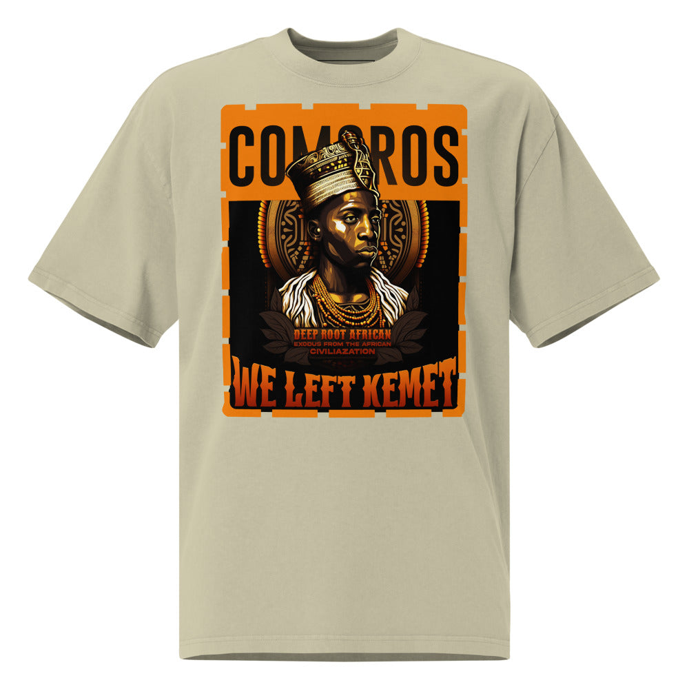 Comoros - WE LEFT KEMET - Oversized HQ T-shirt