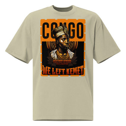 Congo - WE LEFT KEMET - Oversized HQ T-shirt