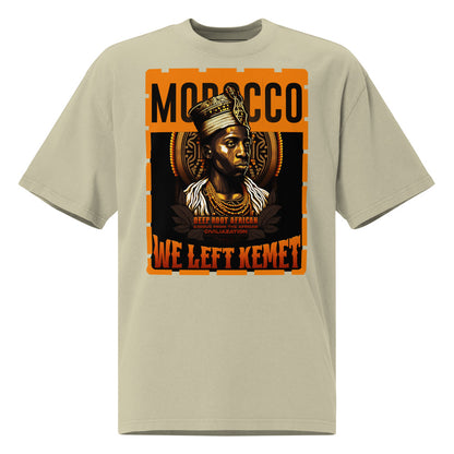 Morocco - WE LEFT KEMET - Oversized HQ T-shirt