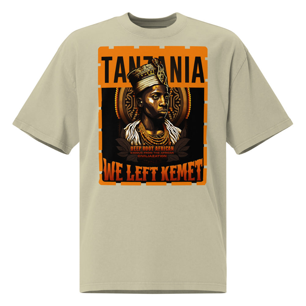 Tanzania - WE LEFT KEMET - Oversized HQ T-shirt