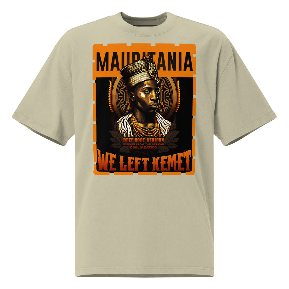 Mauritania - WE LEFT KEMET - Oversized HQ T-shirt