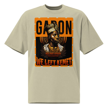 Gabon - WE LEFT KEMET - Oversized HQ T-shirt