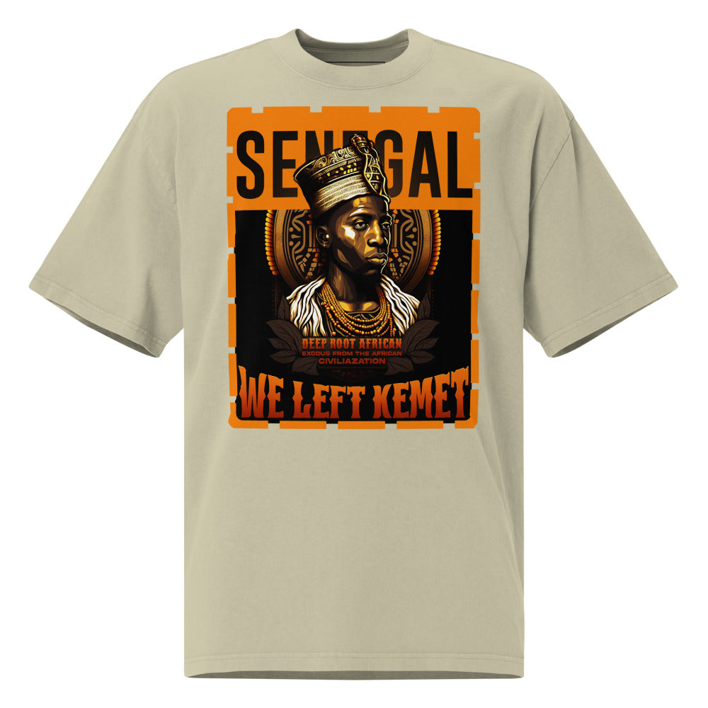 Senegal - WE LEFT KEMET - Oversized HQ T-shirt