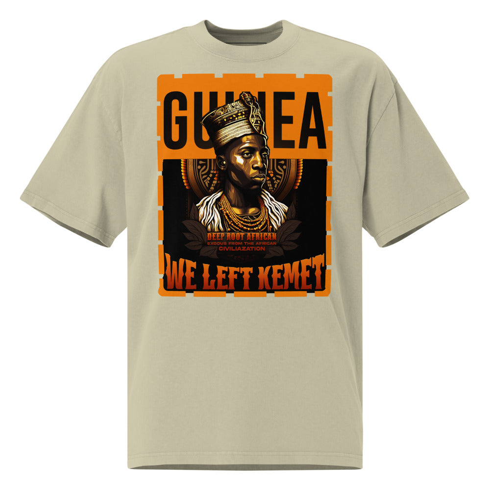 Guinea - WE LEFT KEMET - Oversized HQ T-shirt