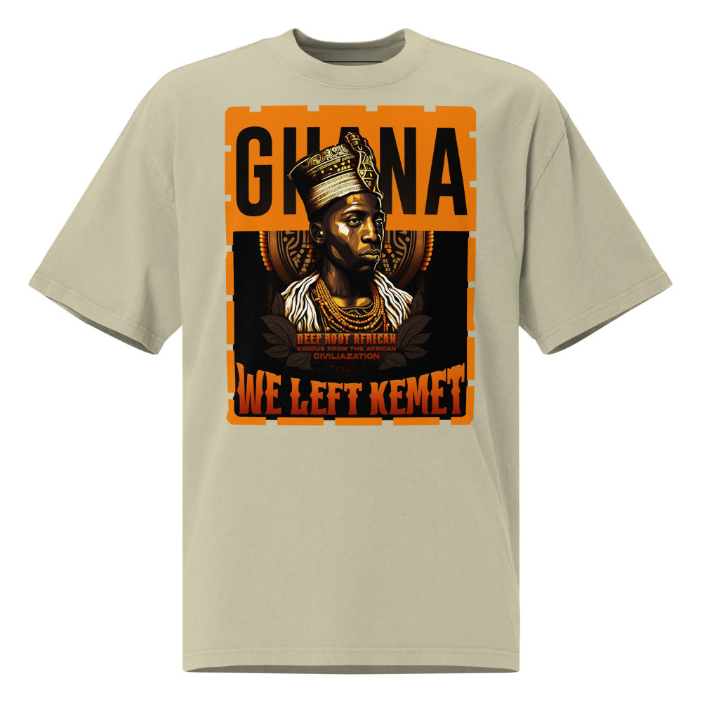 Ghana - WE LEFT KEMET - Oversized HQ T-shirt