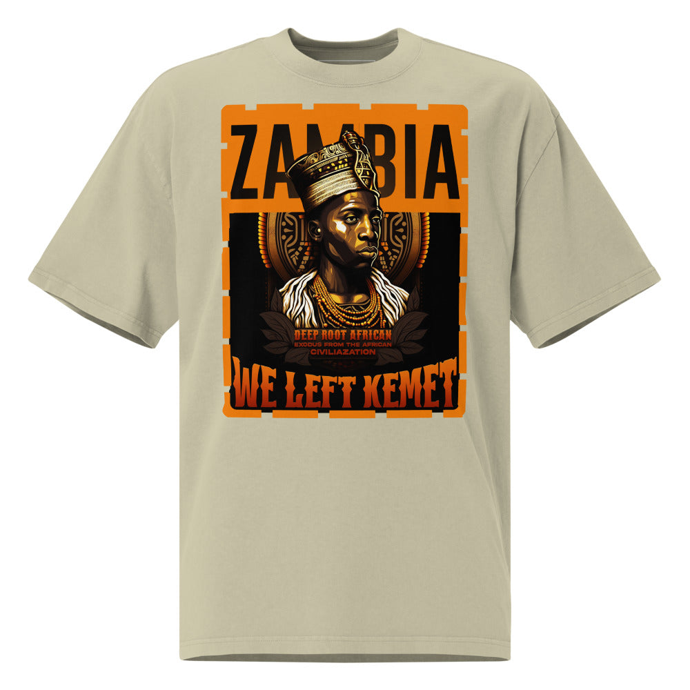 Zambia - WE LEFT KEMET - Oversized HQ T-shirt