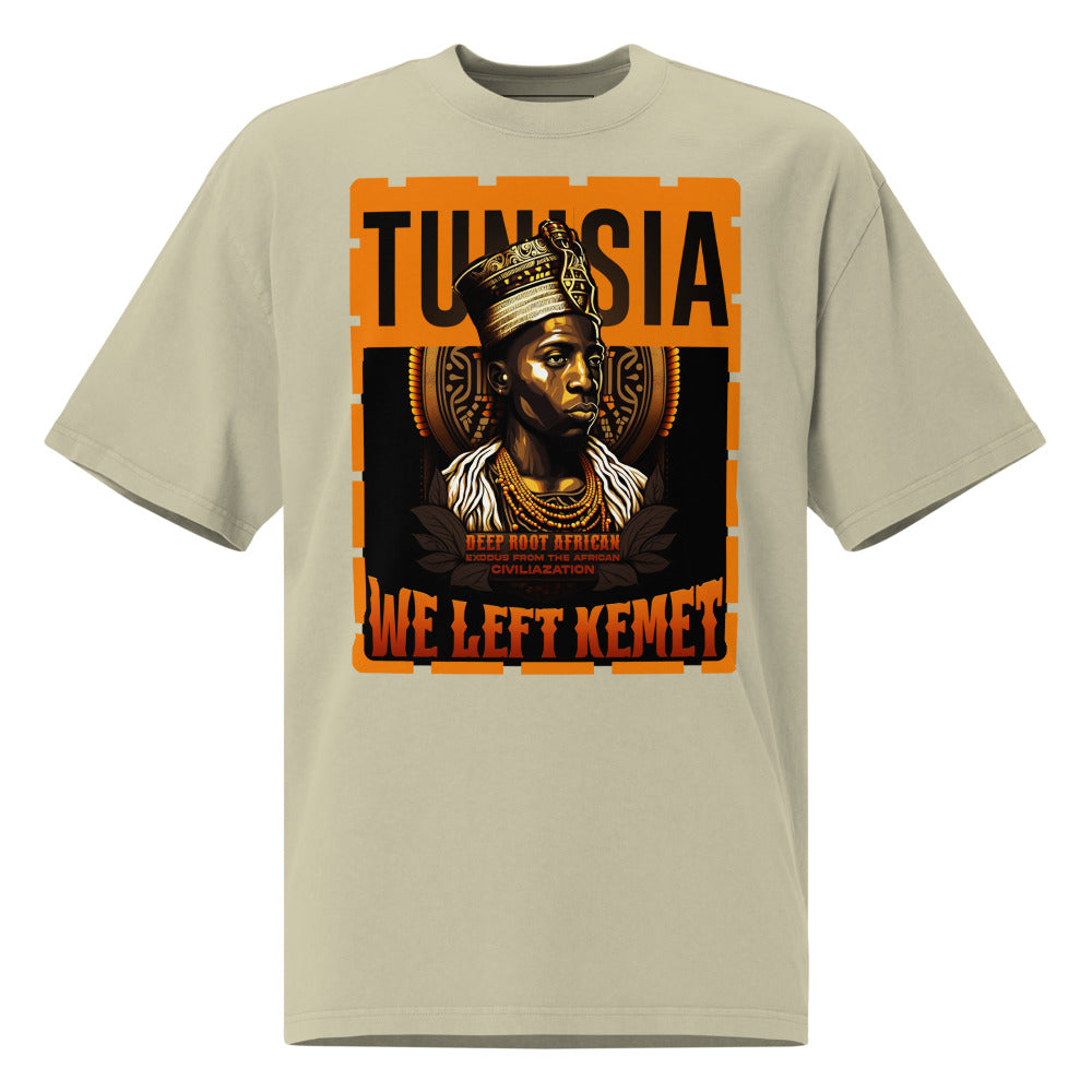 Tunisia - WE LEFT KEMET - Oversized HQ T-shirt