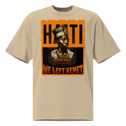 Haiti - WE LEFT KEMET - Oversized HQ T-shirt