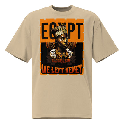 Egypt - WE LEFT KEMET - Oversized HQ T-shirt