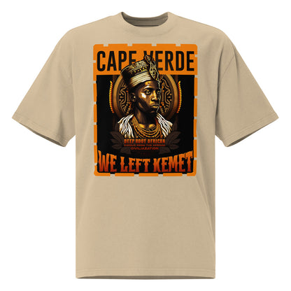 Cape Verde - WE LEFT KEMET - Oversized HQ T-shirt