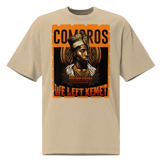 Comoros - WE LEFT KEMET - Oversized HQ T-shirt