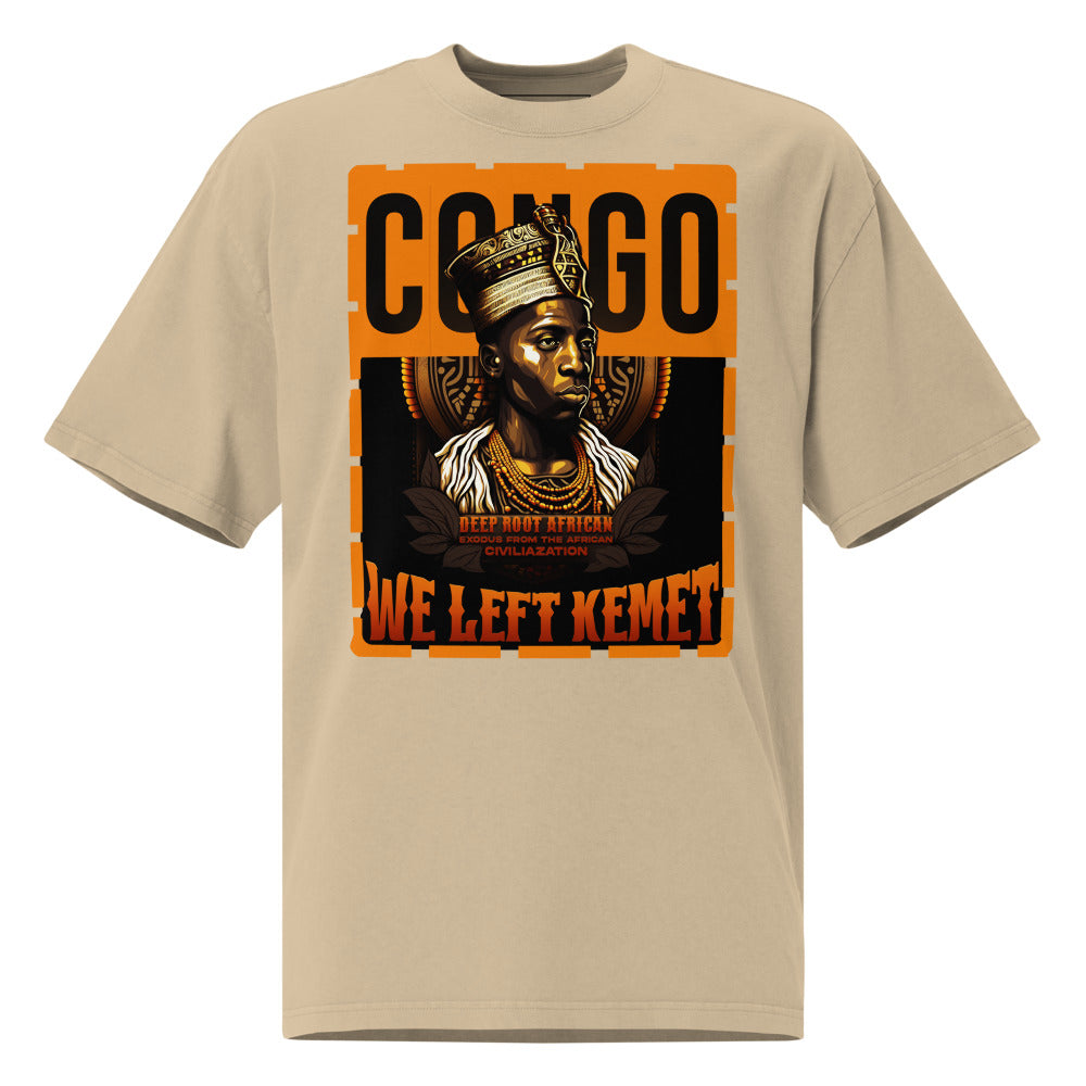 Congo - WE LEFT KEMET - Oversized HQ T-shirt