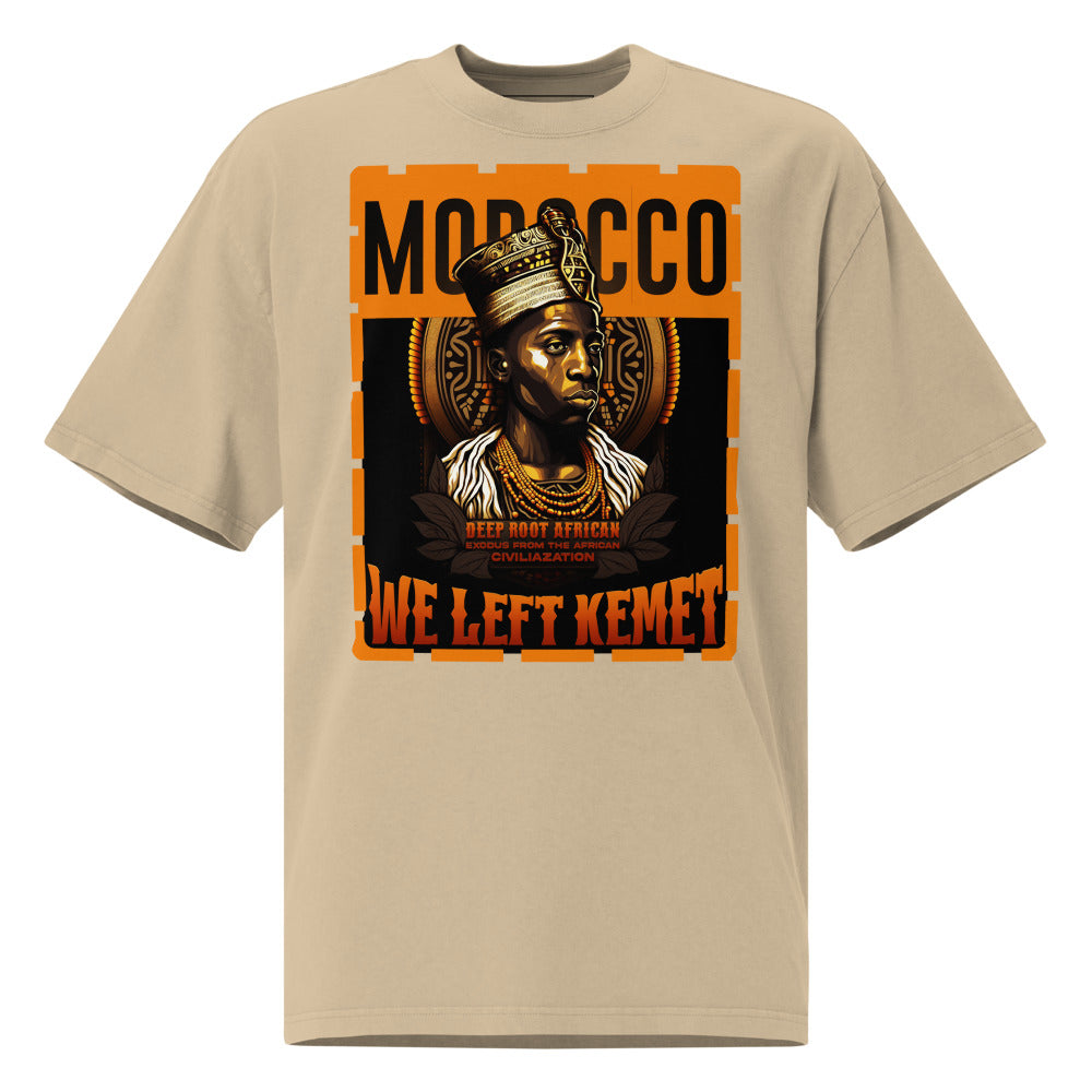 Morocco - WE LEFT KEMET - Oversized HQ T-shirt